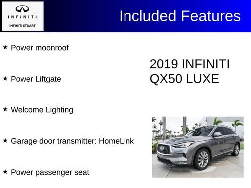 Graphite Shadow 2019 INFINITI QX50 Luxe