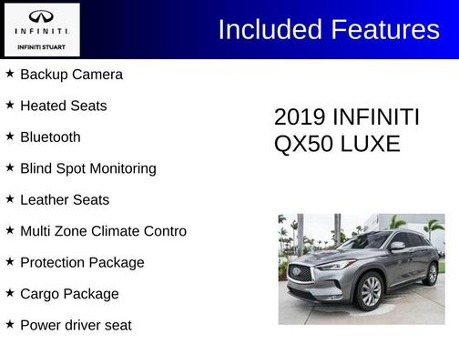 Graphite Shadow 2019 INFINITI QX50 Luxe
