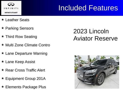 Black Metallic 2023 Lincoln Aviator Reserve RWD