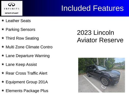 Black Metallic 2023 Lincoln Aviator Reserve RWD