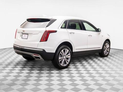 Crystal White Tri-Coat 2025 Cadillac XT5 Premium Luxury