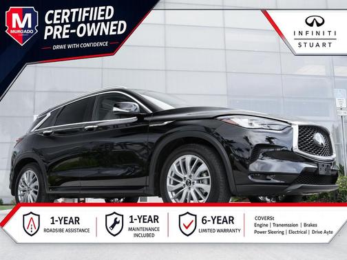 Black Obsidian 2023 INFINITI QX50 Luxe