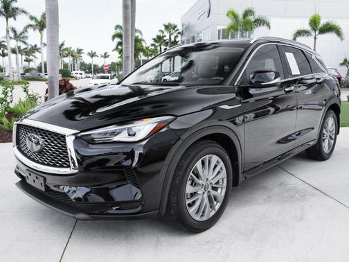 Black Obsidian 2023 INFINITI QX50 Luxe
