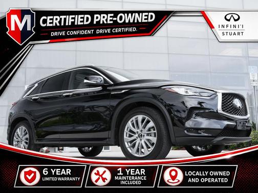 Black Obsidian 2023 INFINITI QX50 Luxe