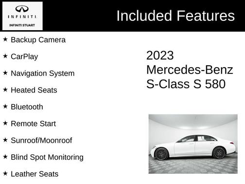 2023 Mercedes-Benz S-Class S 580 4MATIC