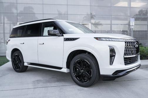 Radiant White 2026 INFINITI QX80 SPORT