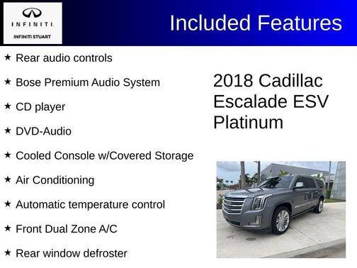 2018 Cadillac Escalade ESV Platinum
