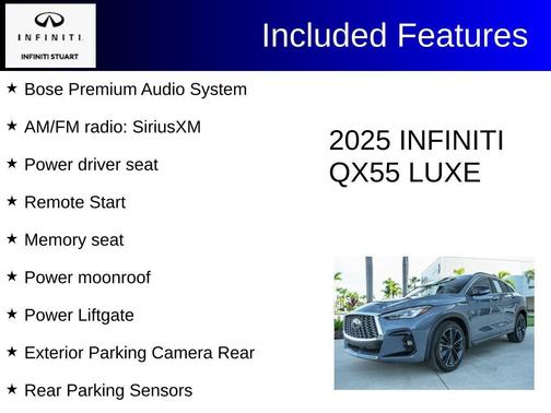 2025 INFINITI QX55 LUXE