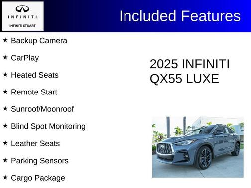 2025 INFINITI QX55 LUXE