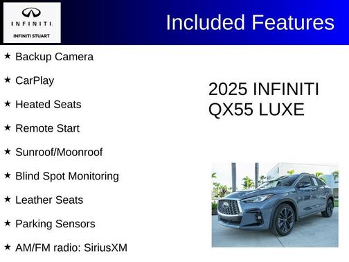2025 INFINITI QX55 LUXE