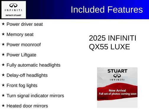 2025 INFINITI QX55 LUXE