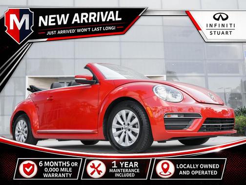 Habanero Orange Metallic w/ Black Top 2019 Volkswagen Beetle 2.0T S