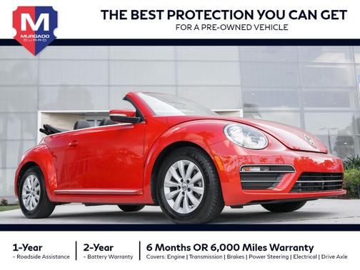 Habanero Orange Metallic w/ Black Top 2019 Volkswagen Beetle 2.0T S
