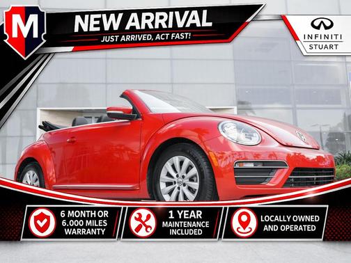 Habanero Orange Metallic w/ Black Top 2019 Volkswagen Beetle 2.0T S