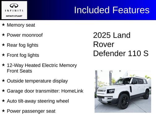 Fuji White 2025 Land Rover Defender P300