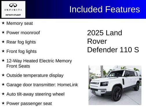 Fuji White 2025 Land Rover Defender P300