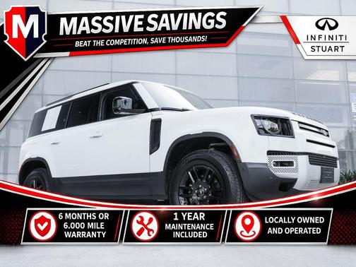 Fuji White 2025 Land Rover Defender P300