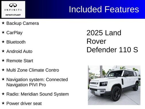 Fuji White 2025 Land Rover Defender P300