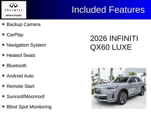 Harbor Gray 2026 INFINITI QX60 LUXE
