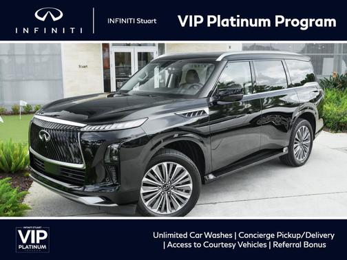 Black Obsidian 2025 INFINITI QX80 LUXE