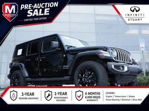 Black Clearcoat 2025 Jeep Wrangler 4xe Sahara