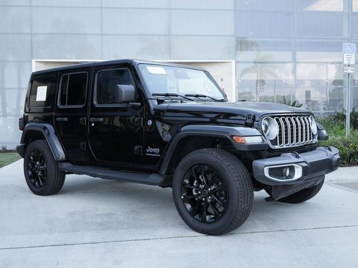 Black Clearcoat 2025 Jeep Wrangler 4xe Sahara