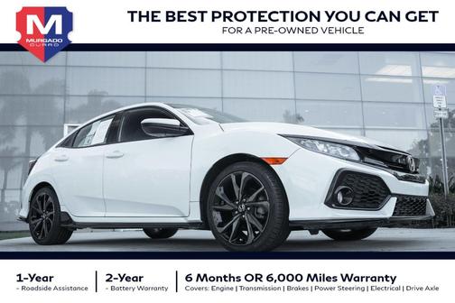 White 2018 Honda Civic Sport Hatchback