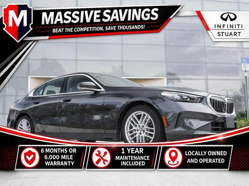 Dark Graphite 2024 BMW 530 i