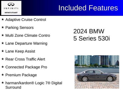 Dark Graphite 2024 BMW 530 i