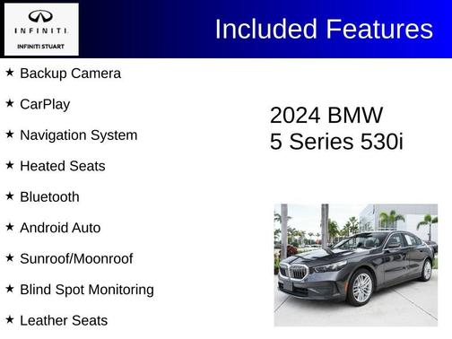 Dark Graphite 2024 BMW 530 i
