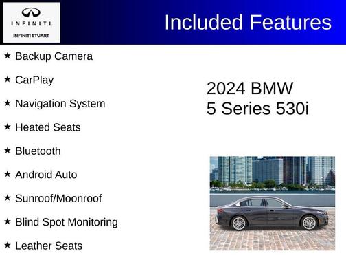 Dark Graphite 2024 BMW 530 i