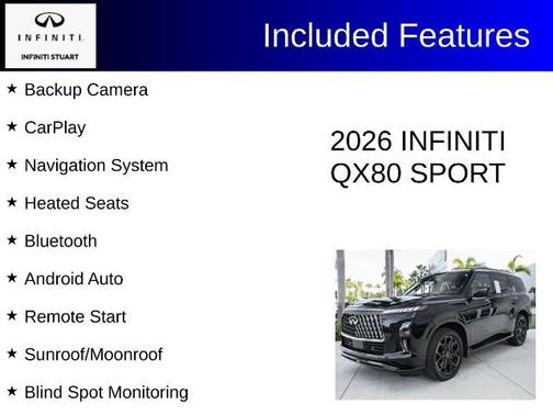 Diamond Black 2026 INFINITI QX80 SPORT