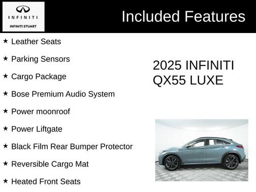 2025 INFINITI QX55 LUXE