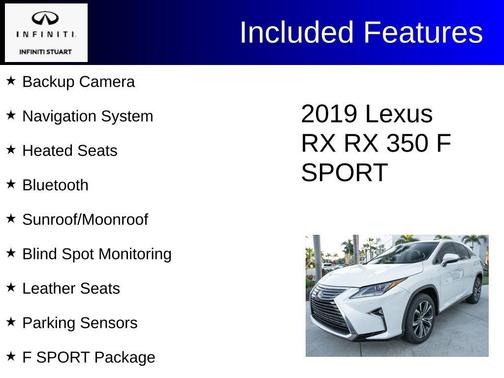 2019 Lexus RX 350 F Sport