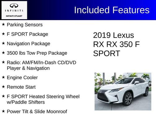 2019 Lexus RX 350 F Sport