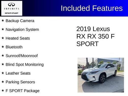2019 Lexus RX 350 F Sport