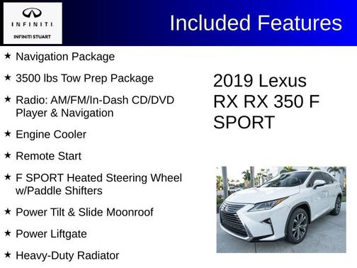 2019 Lexus RX 350 F Sport
