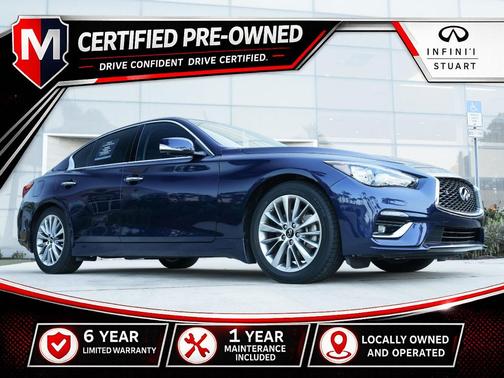 Grand Blue 2023 INFINITI Q50 LUXE