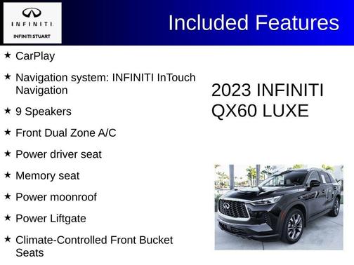 2023 INFINITI QX60 Luxe
