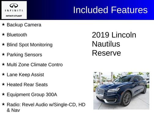 Rhapsody Blue Metallic 2019 Lincoln Nautilus Reserve
