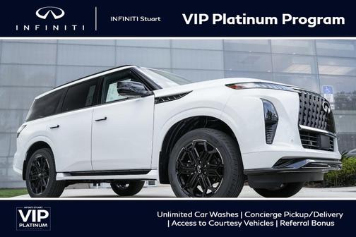 Radiant White 2026 INFINITI QX80 SPORT