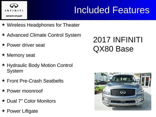 2017 INFINITI QX80 Base