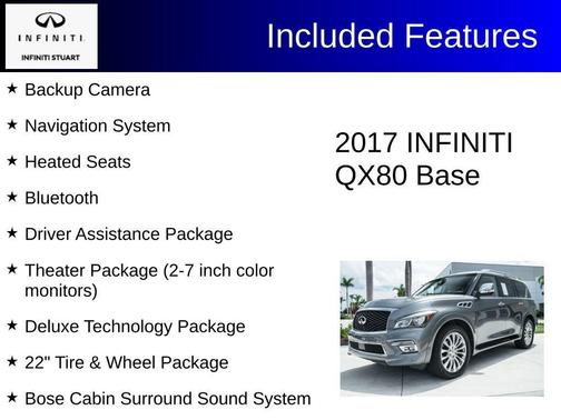 2017 INFINITI QX80 Base