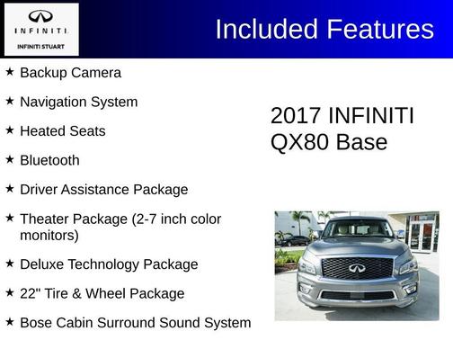 2017 INFINITI QX80 Base