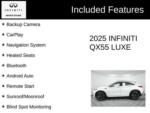 2025 INFINITI QX55 LUXE