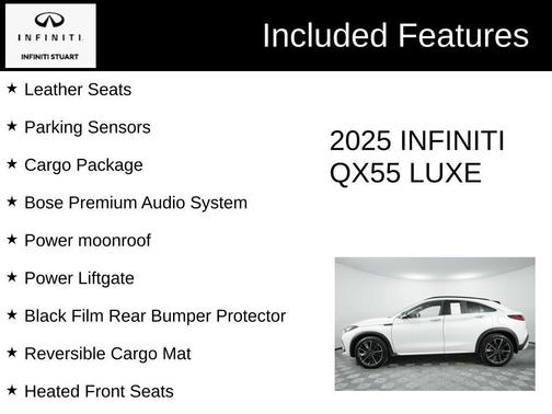 2025 INFINITI QX55 LUXE