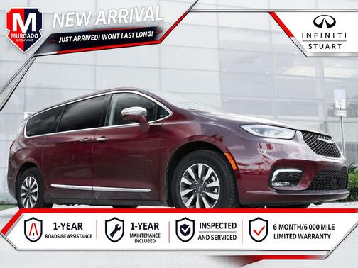 Velvet Red Pearlcoat 2022 Chrysler Pacifica Hybrid Limited