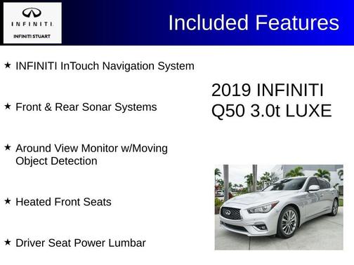 2019 INFINITI Q50 3.0t LUXE