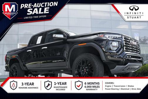 Onyx Black 2024 GMC Canyon Denali