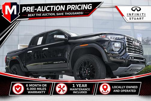 Onyx Black 2024 GMC Canyon Denali